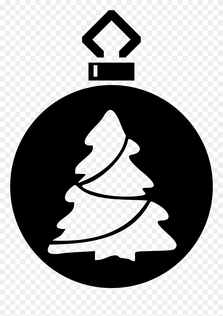 Jack O" Lantern Christmas Tree Christmas Ornament Christmas - Simple Christmas Ornaments Silhouette Clipart