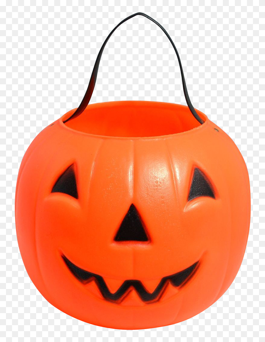 Bucket Clipart Halloween - Pumpkin Halloween Candies Png Transparent Png