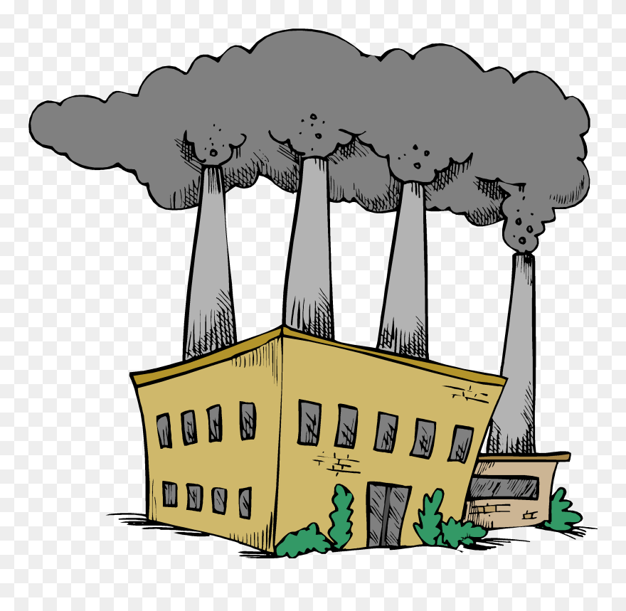 Transparent Factory Clipart Png - Illustration