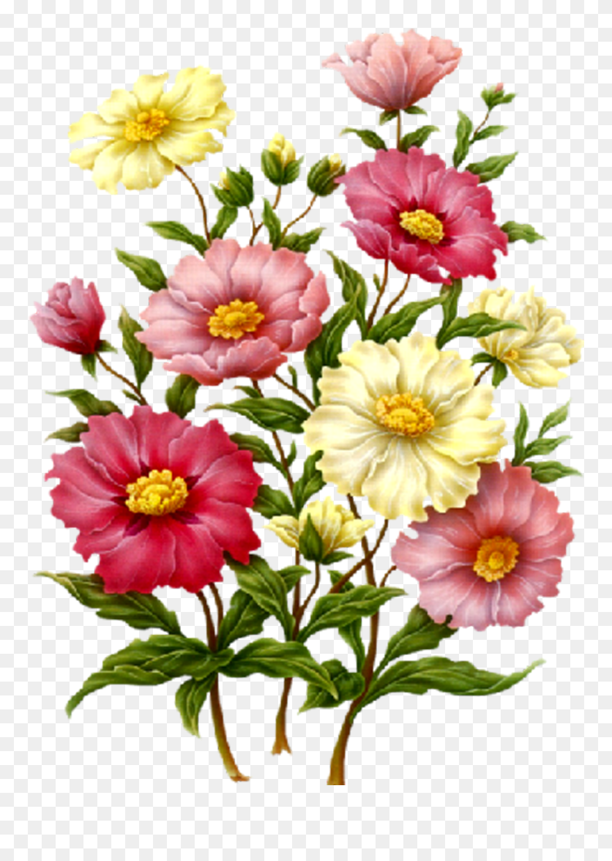 Flowers Png Digi Art - Patch Flowers Png Clipart