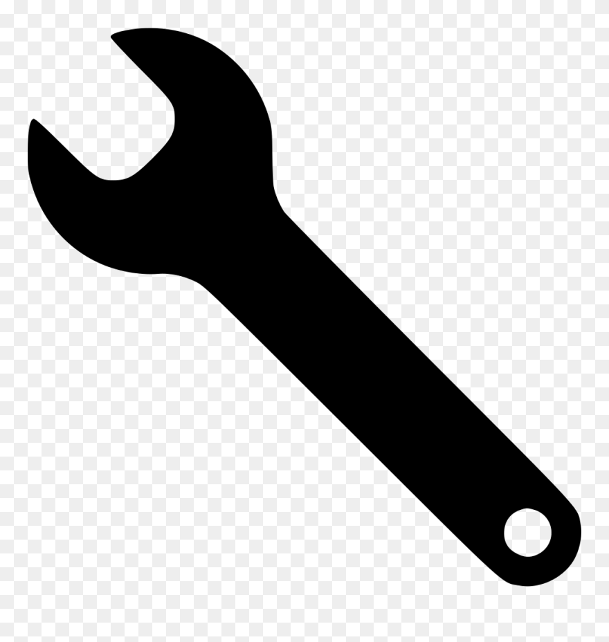 Tools Transparent & Png Clipart Free Download - Wrench Tool Icon Png