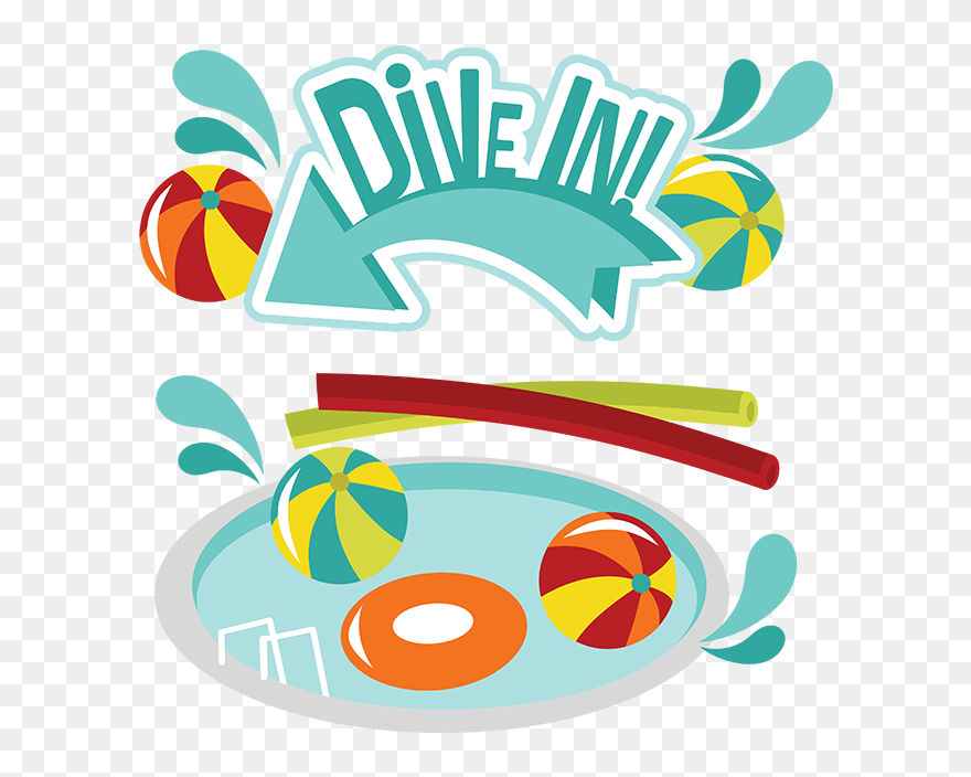 Pool Clipart Scrapbooking - Pool Fun Clip Art - Png Download