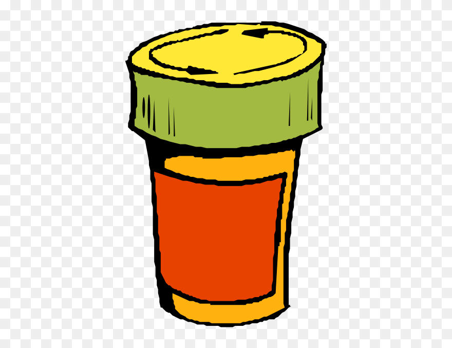 A Bottle - Transparent Clipart Pill Bottle - Png Download