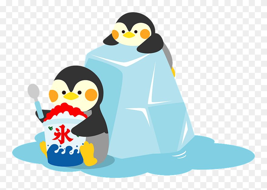 Penguins Play On Ice Clipart - Adã©lie Penguin - Png Download