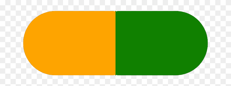 Prozac Clipart Image Transparent Pills Clipart Green - Capsule Shape Png