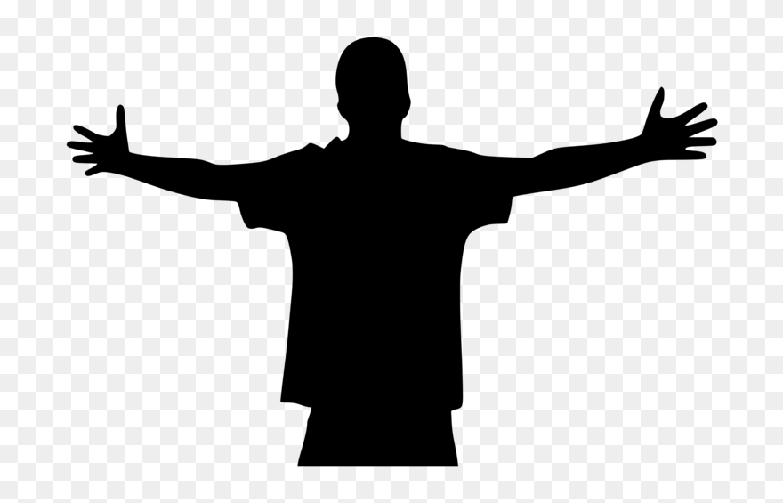 Silhouette,symbol,arm - Successful Personality Clipart