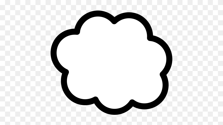 Raindrop Template Printable - Cloud Clip Art - Png Download