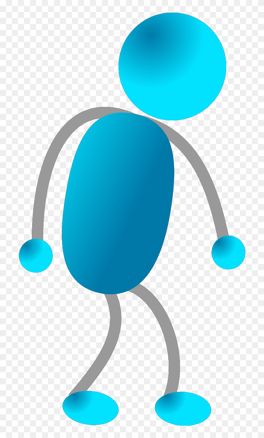Stickman Red Clipart
