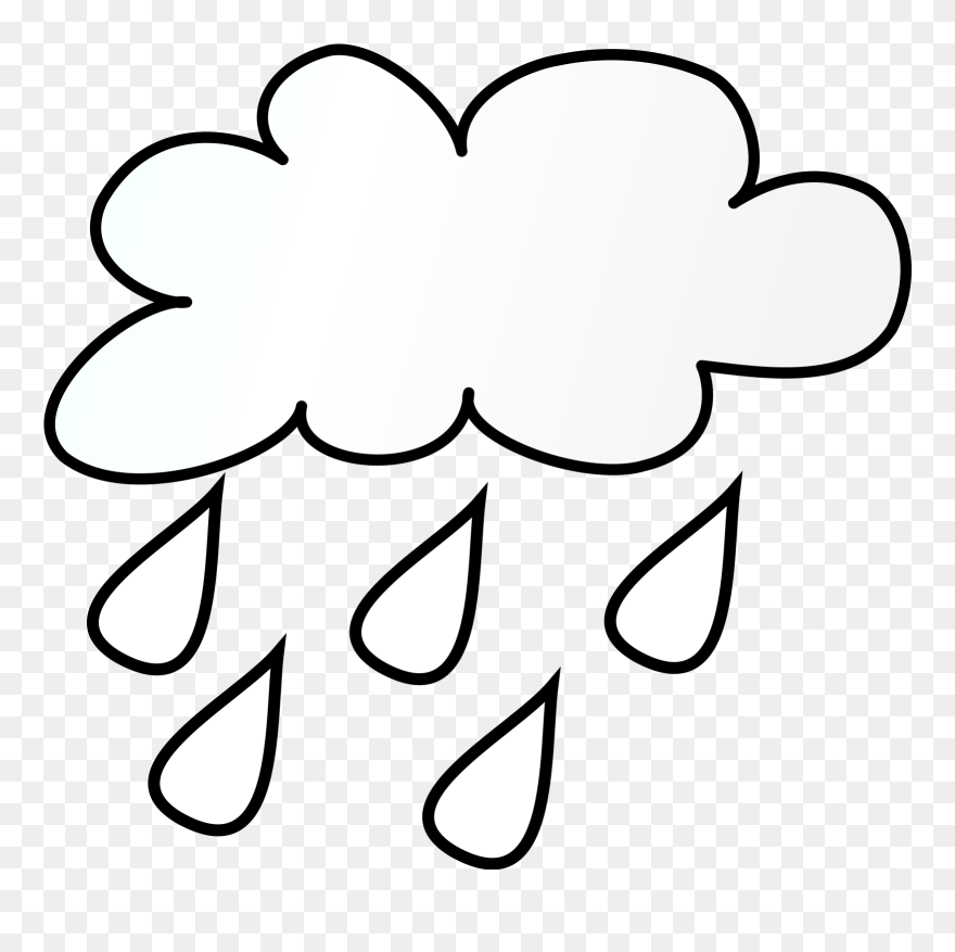 Rainy Weather Clip Art - Png Download