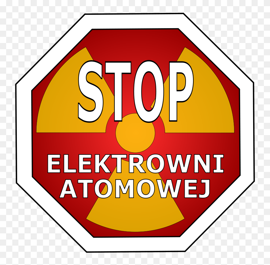Free Clip Art "stop Elektrowni Atomowej - Png Download