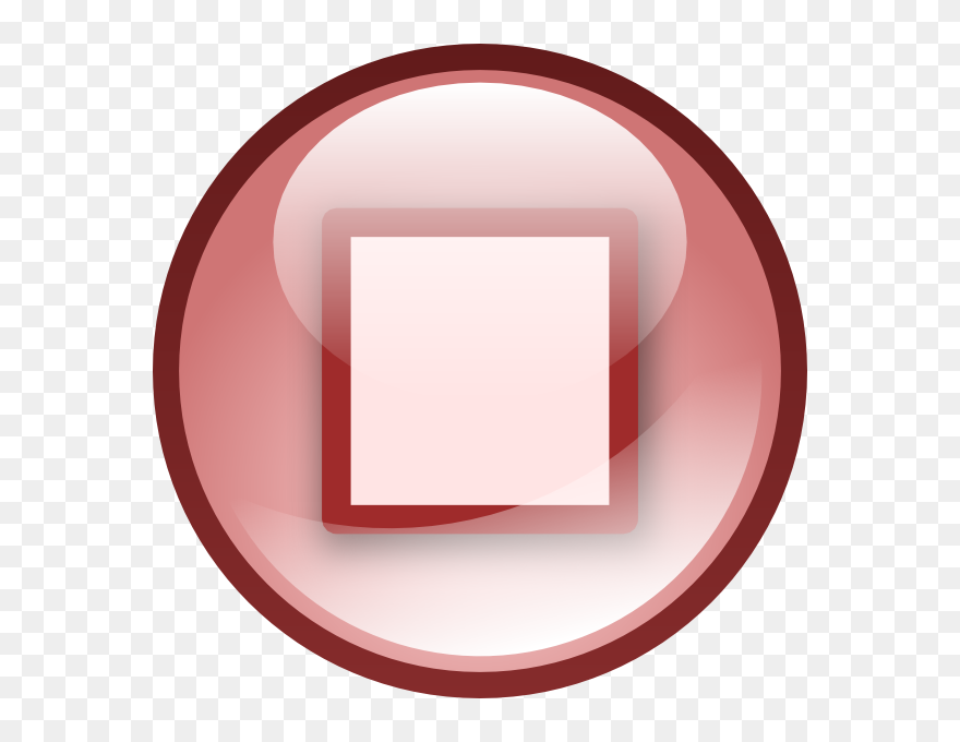 Free Vector Stop Audio Button Set Clip Art - Everything Will Be Fine Rainbow - Png Download