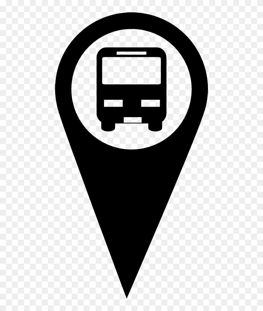Bus Icon Stop Positioning Logo Hq Image Free Png Clipart - Bus Stop Logo Png Transparent Png