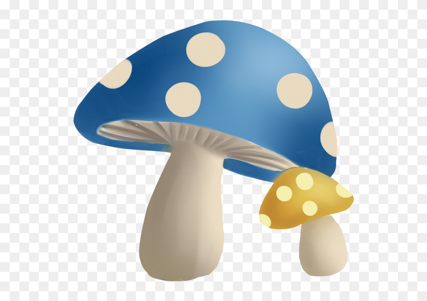 Beautiful Cute Mushrooms Cartoon Mushroom Free Clipart - Shiitake - Png Download