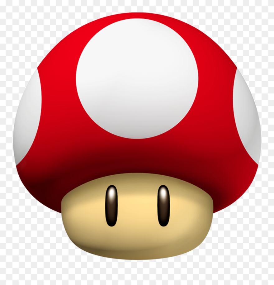 Super Mario Mushroom Clipart - Mario Kart Wii Mushroom - Png Download