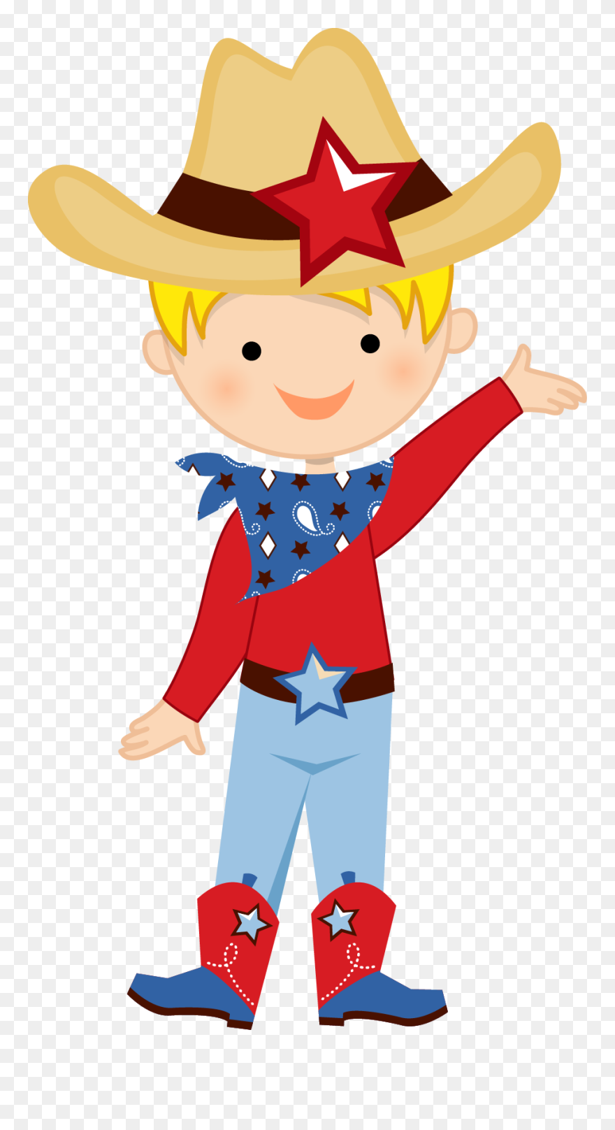 Cowboy Cowgirl Clip Art - Png Download
