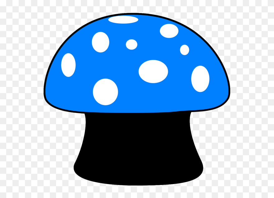 Blue Mushroom Png Icons - Cartoon Mushroom House Clipart