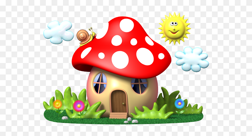 Champign Maison Houses Pinterest - Mushroom House Clipart - Png Download