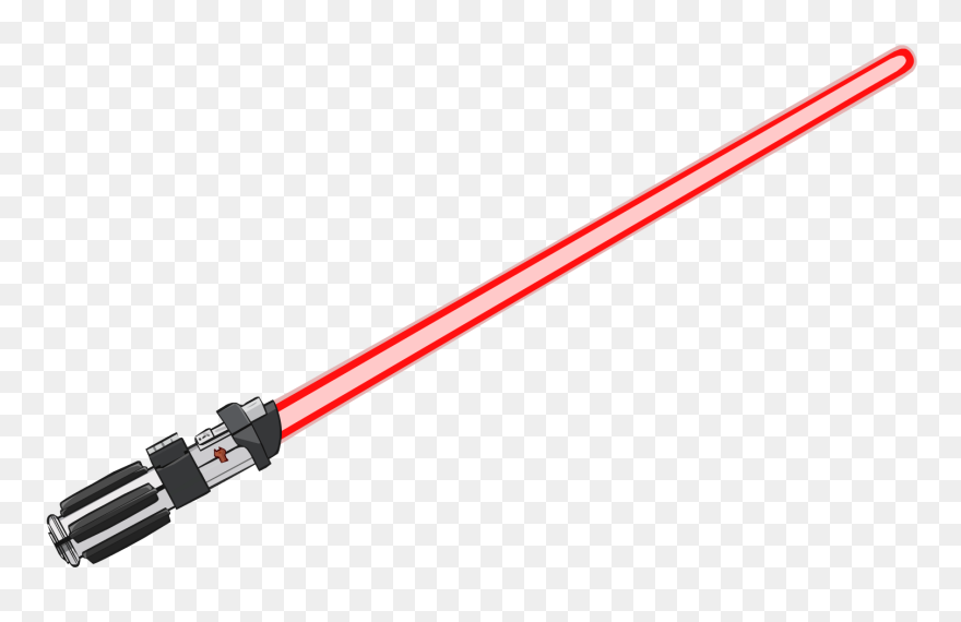 Red Light Saber Png - Darth Vader Lightsaber Png Clipart