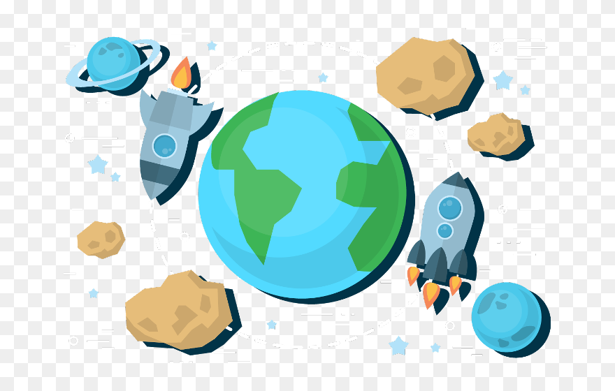 Earth And Space Clip Art , Png Download - Earth And Space Clipart Png Transparent Png