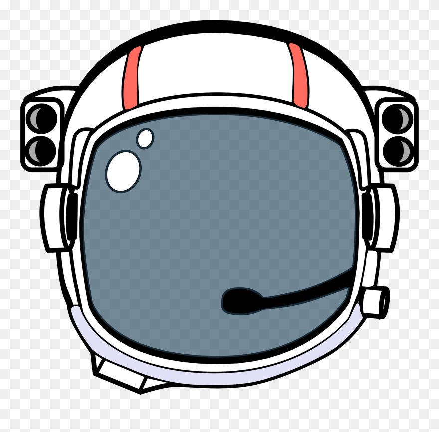 Astronaut Helmet Clipart - Png Download