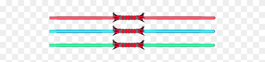 Lightsaber Double Png Images - Carmine Clipart