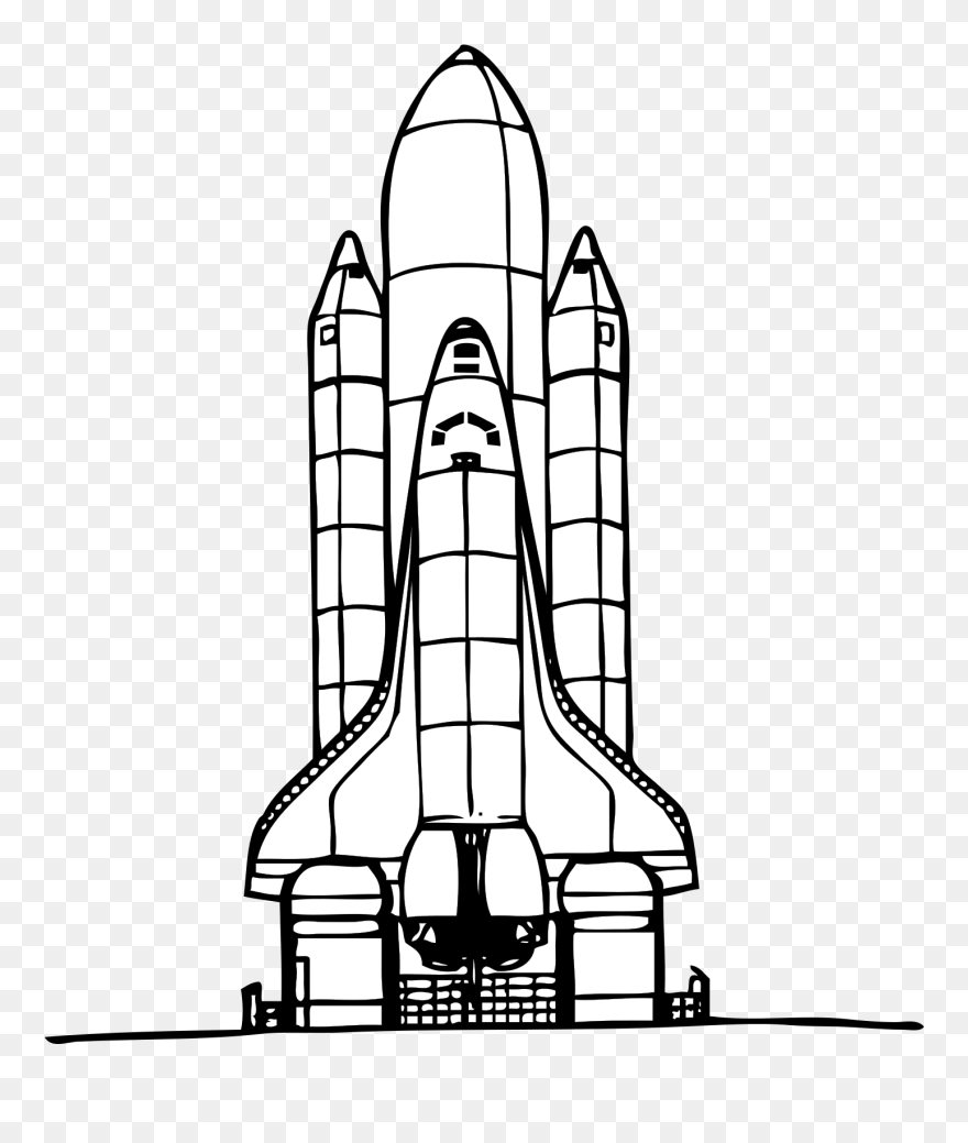 Space Shuttle Clip Art - Png Download