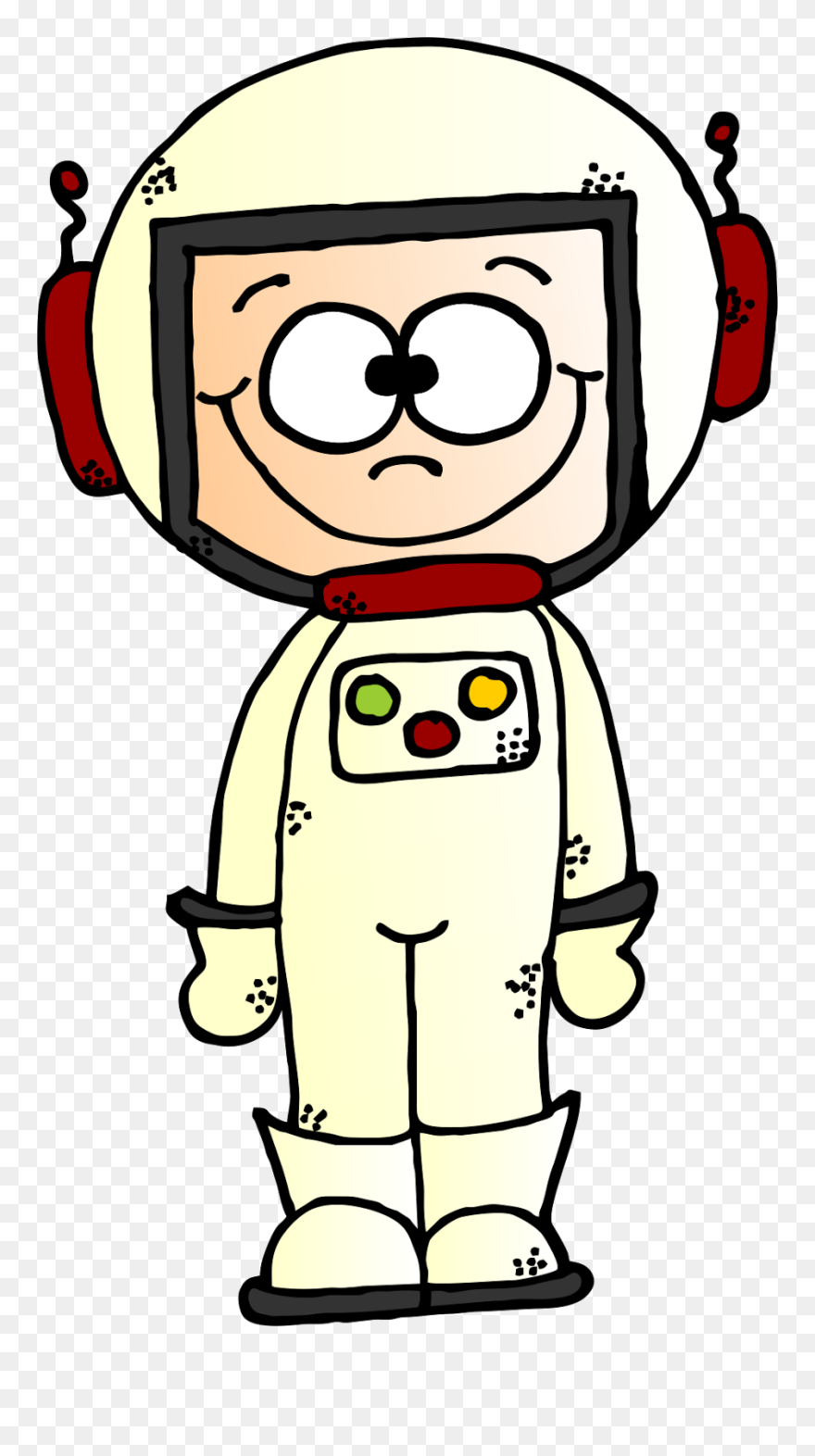 Cute Astronaut Clipart - Png Download