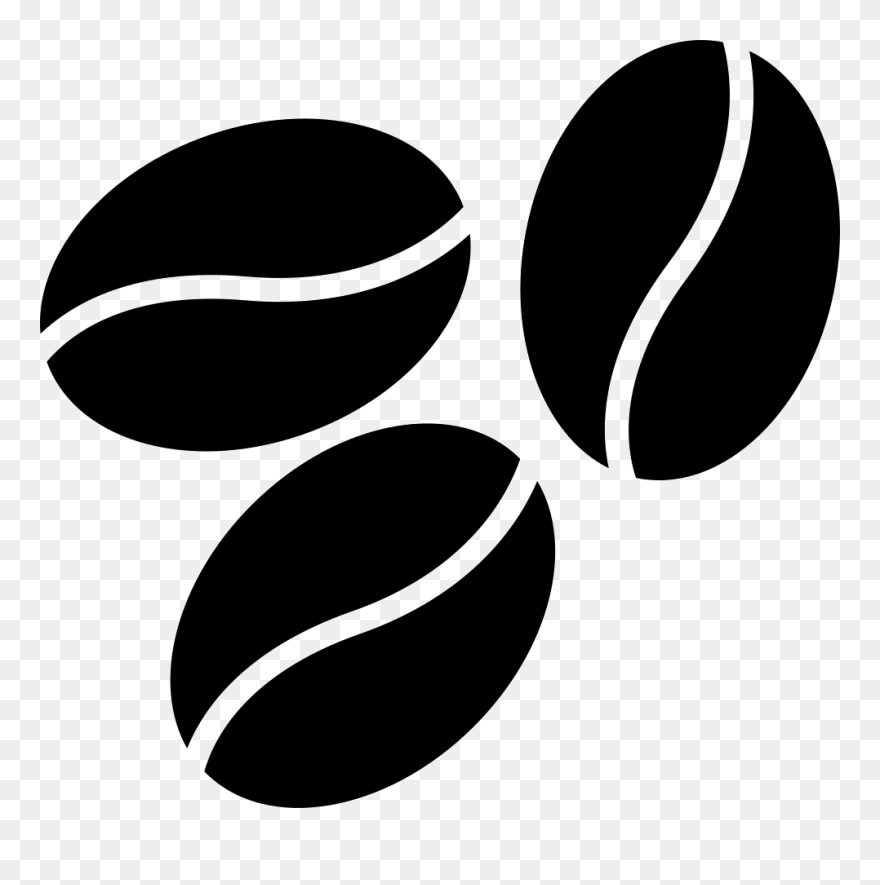 - Coffee Bean Clipart Black And White , Png Download - Coffee Beans Clipart Black And White Transparent Png