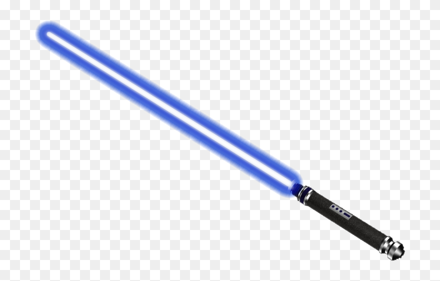 Blue Lightsaber Transparent Background Clipart