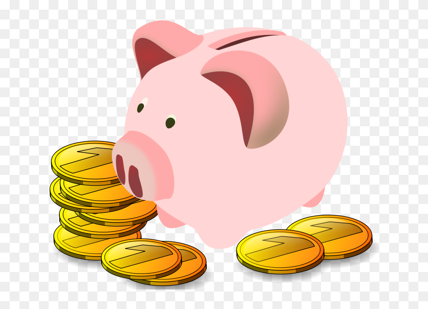 Food Bank Clip Art Free Clipartlord Free Piggy Bank - Free Clipart Piggy Bank - Png Download