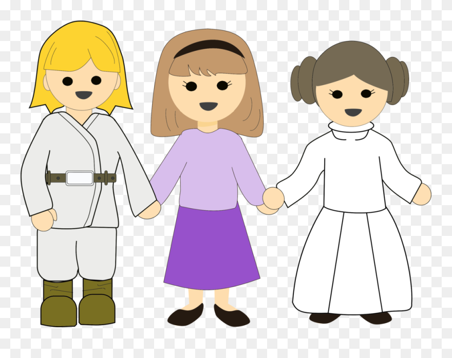 Star Wars Girls Clipart - Darth Vader - Png Download