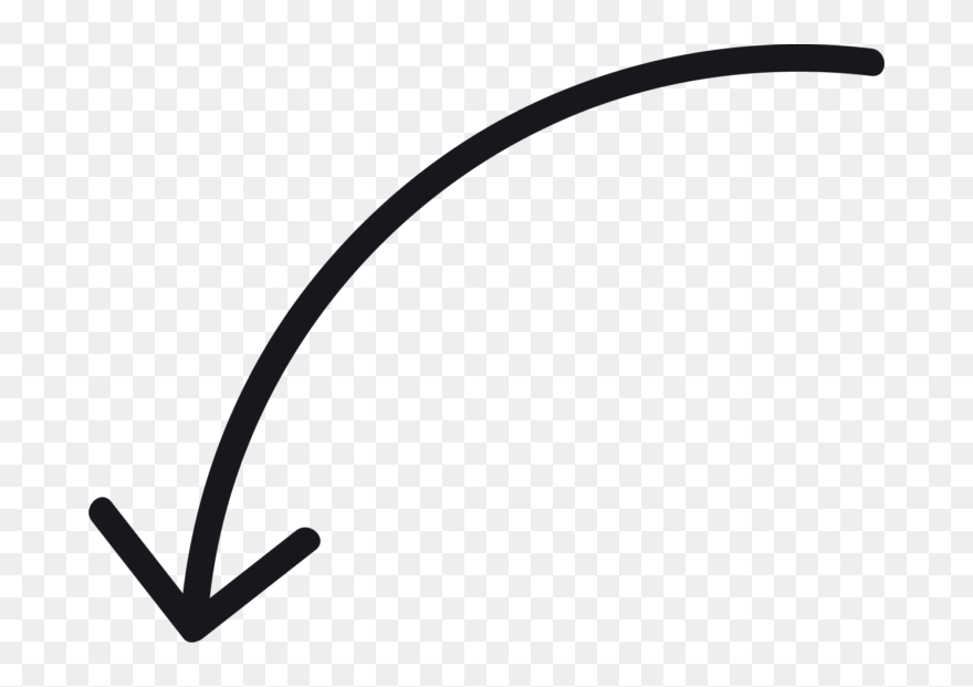 2556 Red Arrow Drive Las Vegas Png - Transparent Background Curved Arrow Clipart