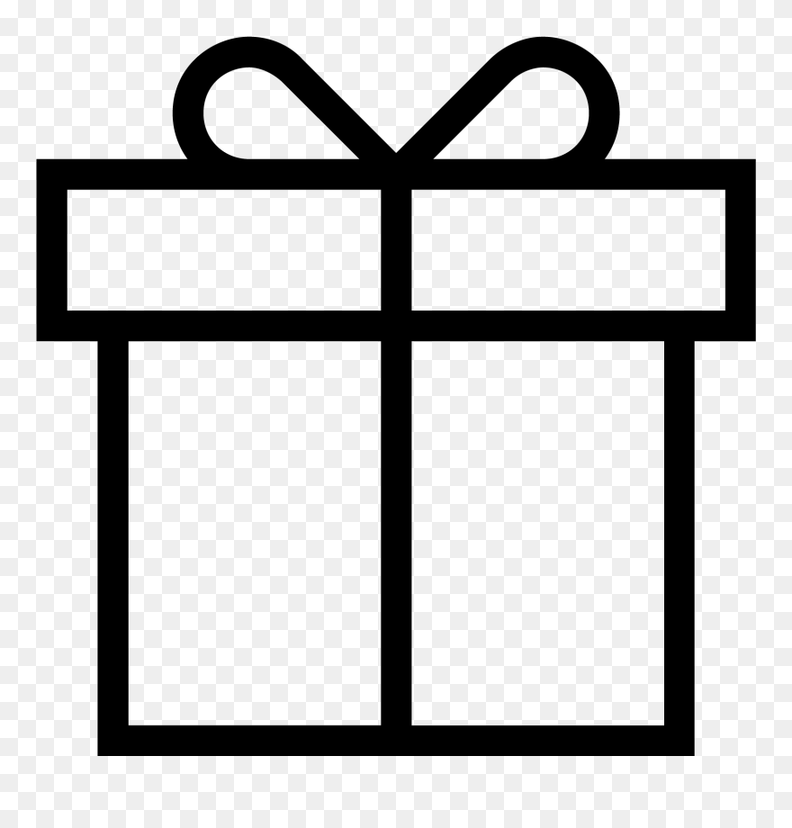 Gift Black Clipart