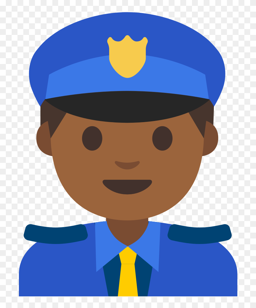 Emoji U1f46e 1f3fe - Man Police Officer Emoji Clipart