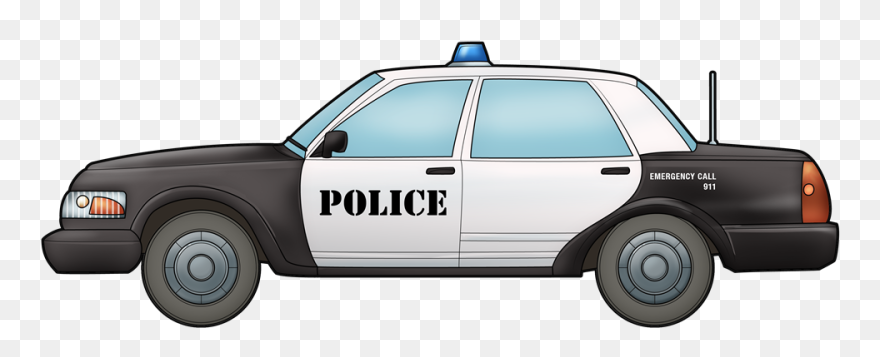 Policeman Car Clipart - Police Car Clipart Png Transparent Png