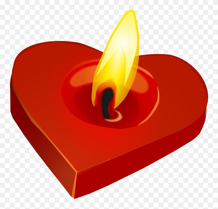 Romantic Candles Clipart - Png Download