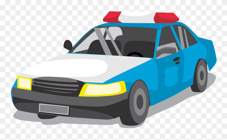 Taxi Driving Icon - Clipart Police Car Icon - Png Download