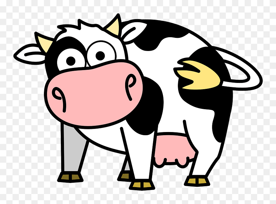 Cartoon Cow Clipart - Png Download