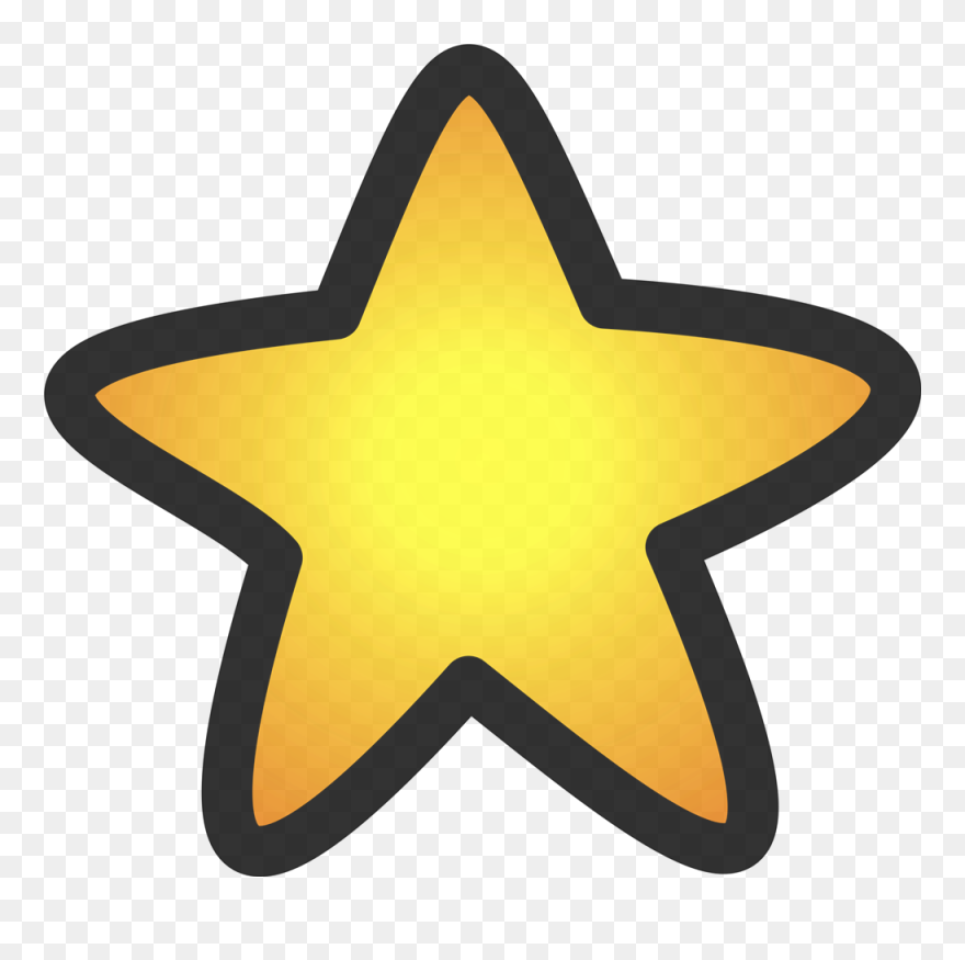 Star, Yellow, Symbol, Sheriff, Badge - Clip Art Gold Star - Png Download
