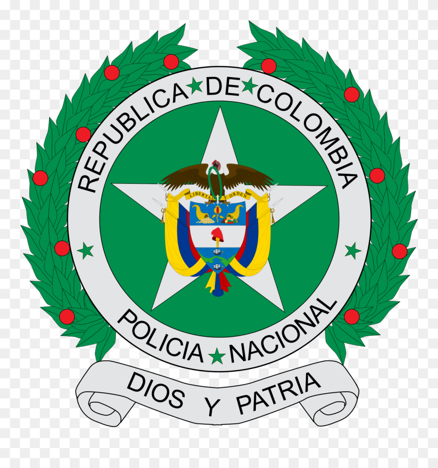 Paramilitary Police Cliparts - Colombian National Police - Png Download