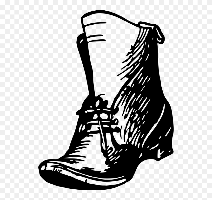 Line Art,blackandwhite,boot - Simbolo Explorador Senderismo Logo Clipart