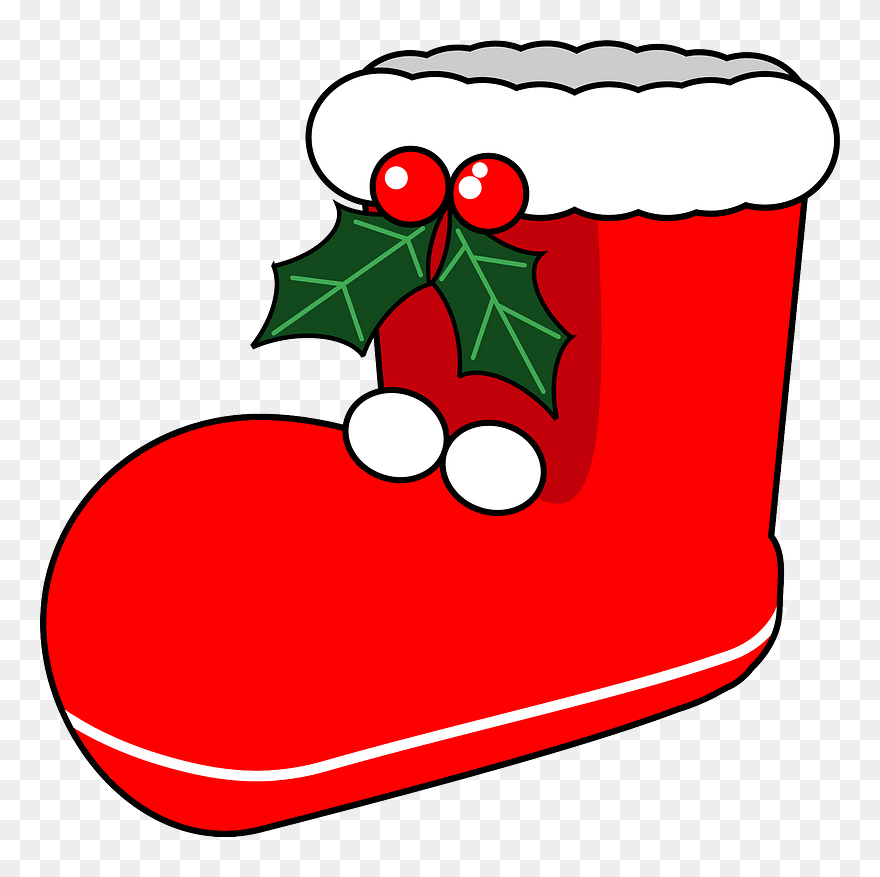 Christmas Boot Clipart - Domino's - Png Download