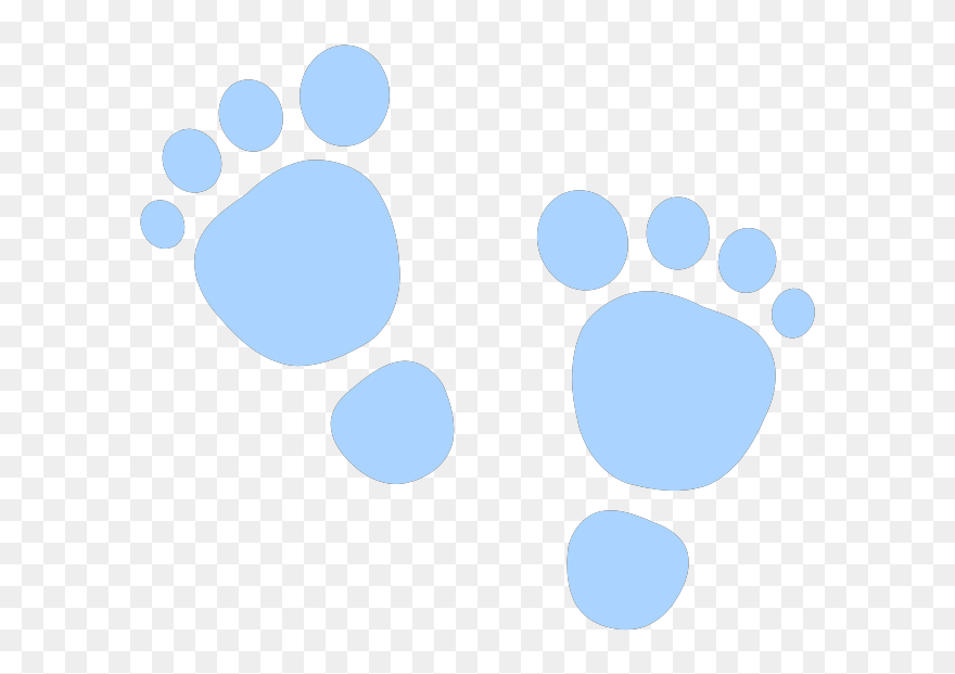 Blue Foot Prints Svg Clip Arts - Baby Boy Congratulations Sign - Png Download