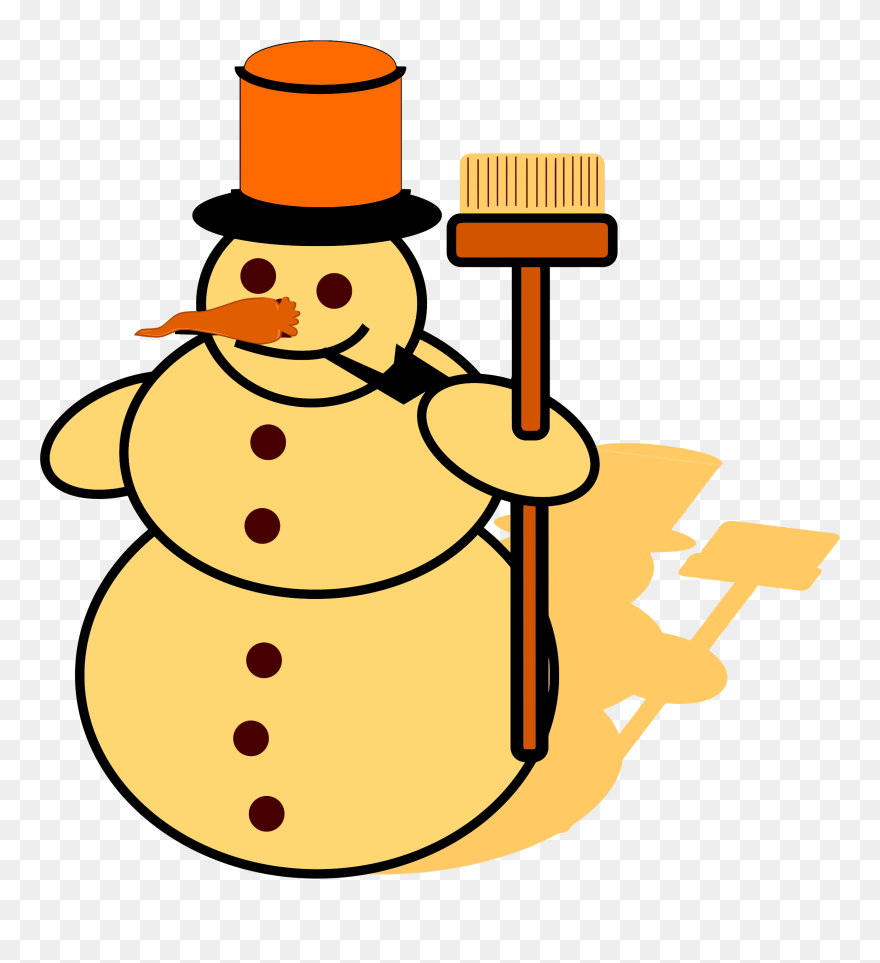 Key Clipart Yellow - Yellow Snowman - Png Download