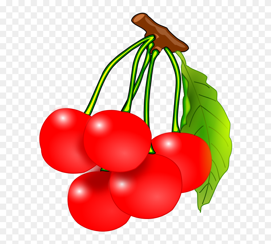 Fruit Clip Art - Cherry Clipart - Png Download