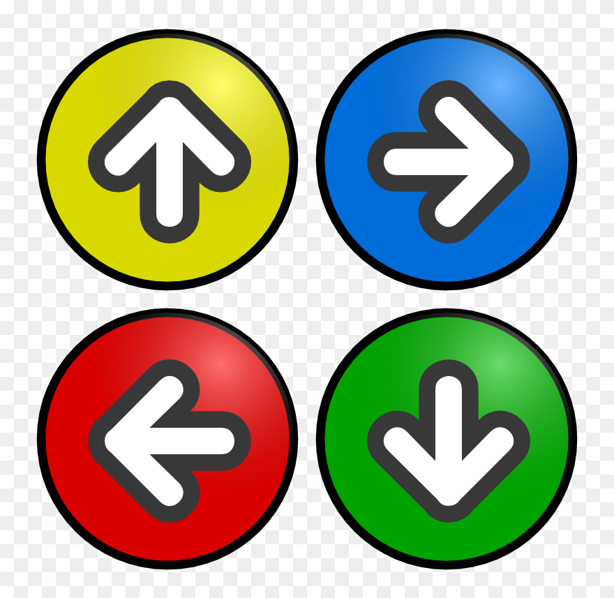 Direction Arrows Clipart - Png Download