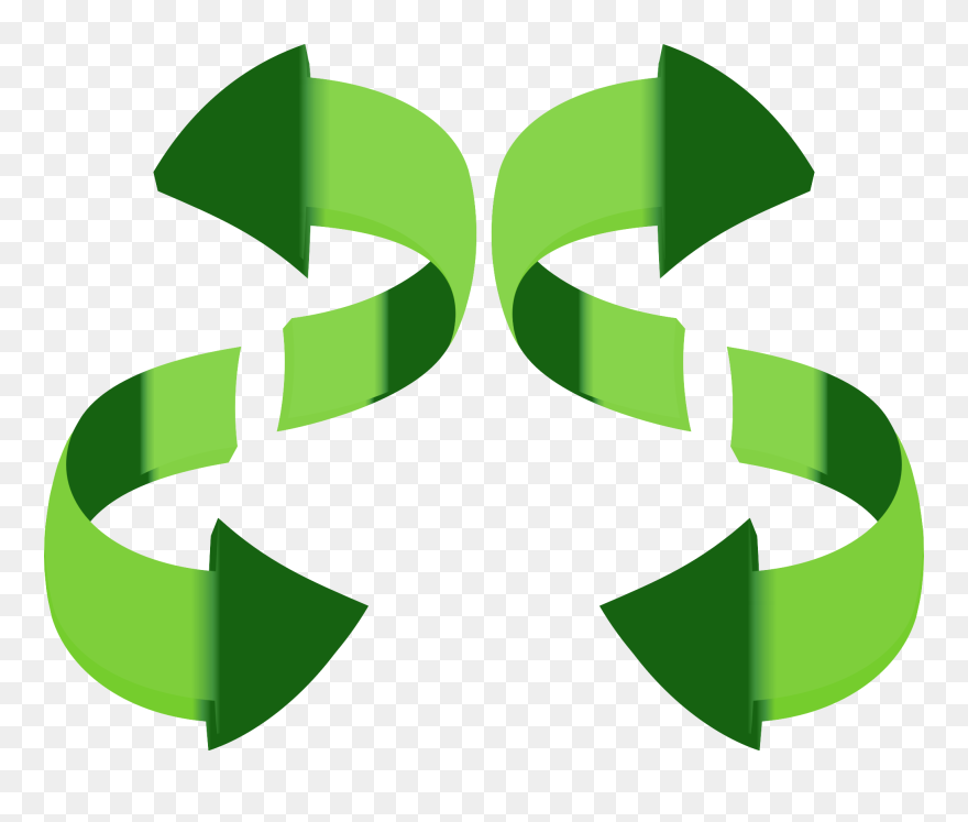 Transparent Green Curved Arrow Png - Green Curve Arrows Png Clipart