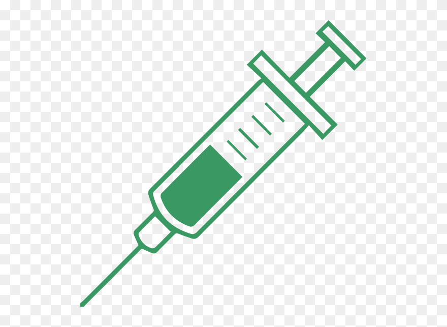 Syringe Injection Clip Art - Syringe Clipart - Png Download
