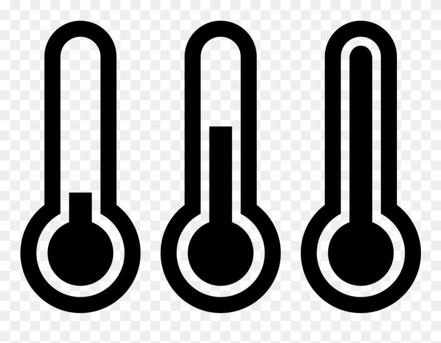 Temperature Sensor Clipart Clip Freeuse Clipart Thermometer - Noun Project Temperature - Png Download