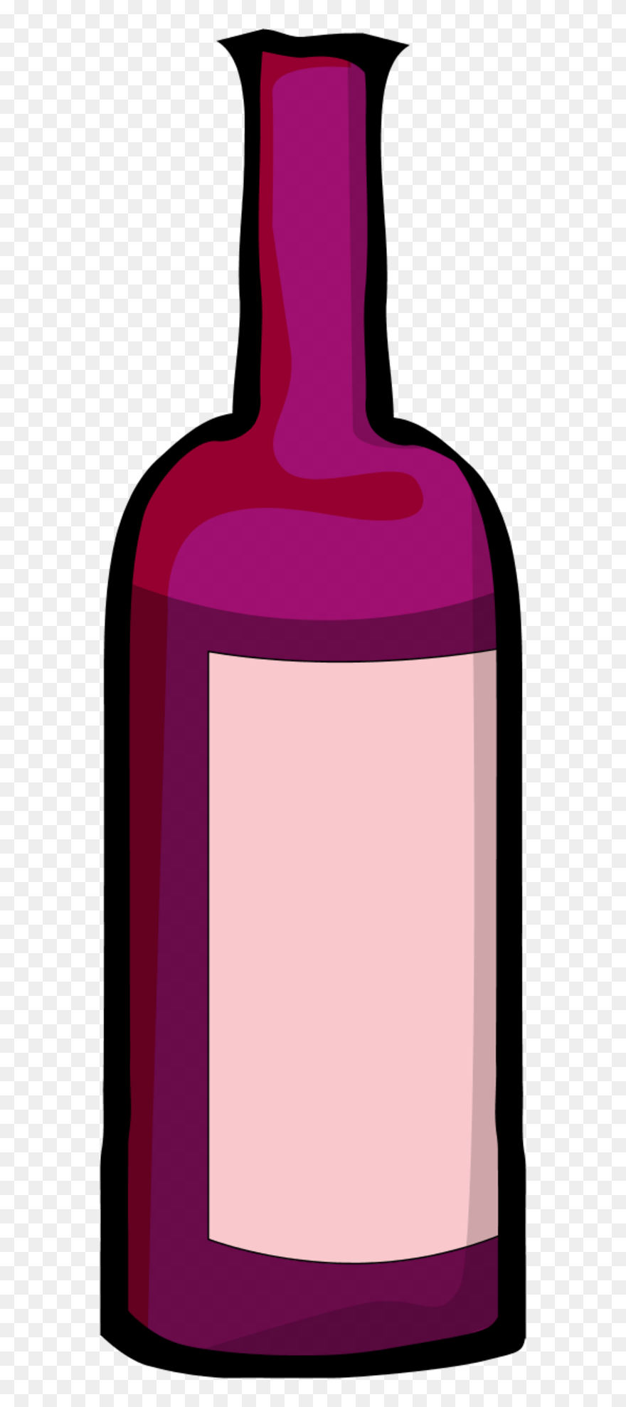 Wine Bottle Clip Art Image - Clip Art - Png Download